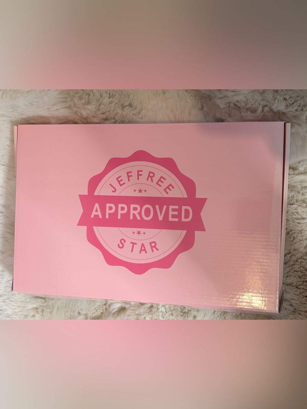 Jeffree Star Baby Pink Chrome Plastic Hand Mirror